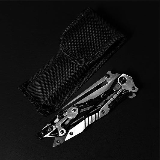 Folding pocket knife and sheath Guild Arms