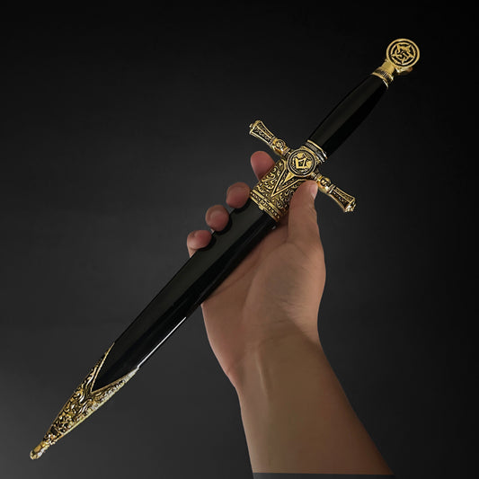 15 3/4" Freemason Dagger with Scabbard