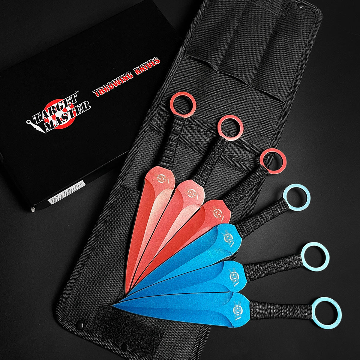 6-pcs-8-ninja-kunai-blue-red-w-nylon-sheath-a2153set – Guild Arms