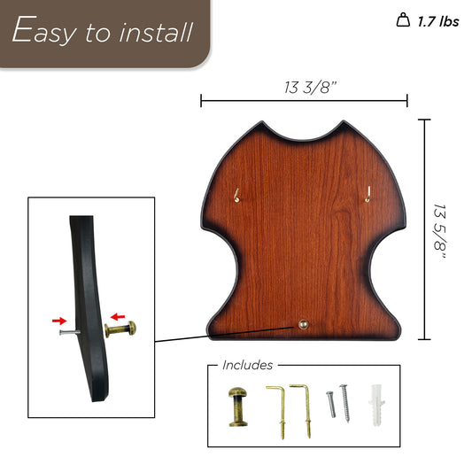 Double Daggers Decorative Set: Includes Plaque