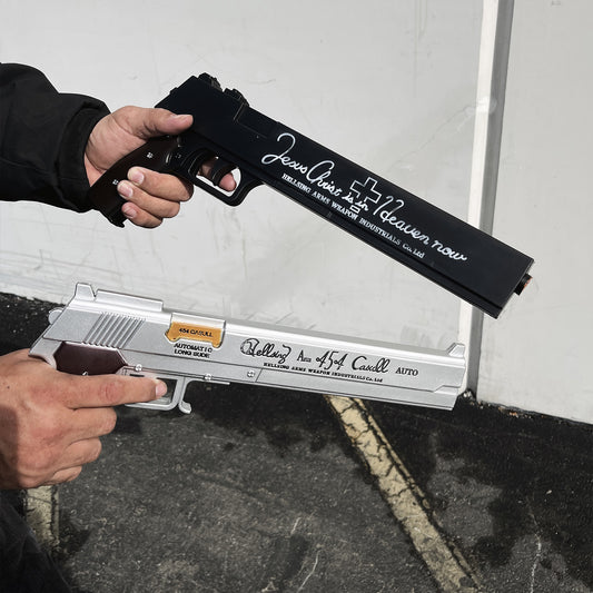 2 PCS SET Foam Decorative Gun