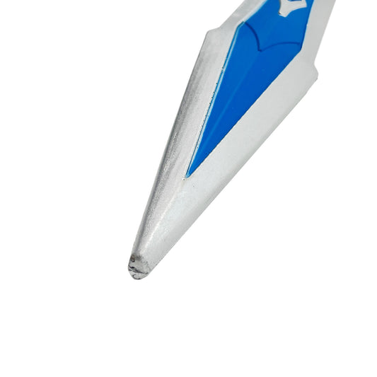 An image of a silver blue pointed spear tip - Guild Arms.