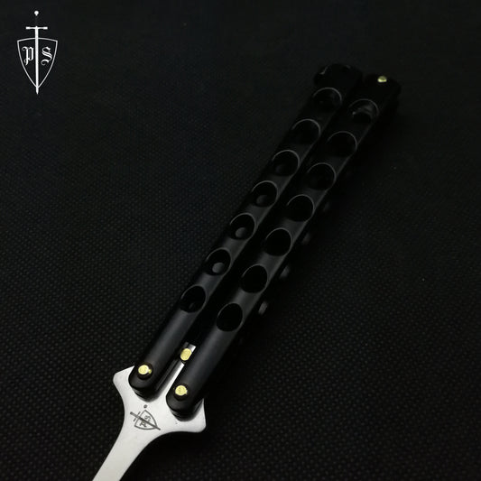 Guild Arms Butterfly Trainer Balisong Spoon Black