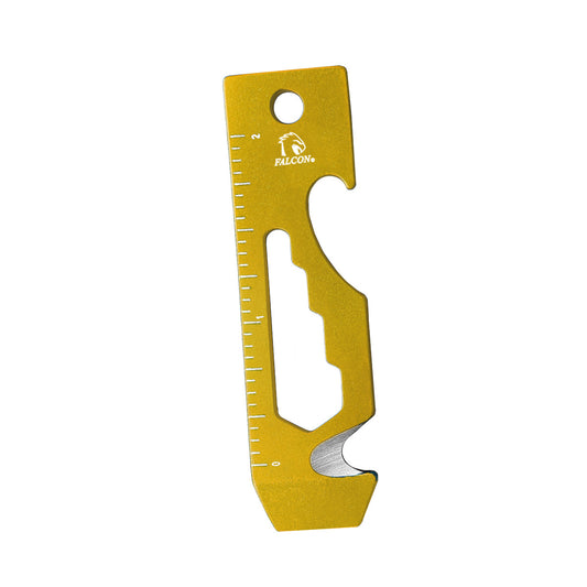 Falcon Gold Multi-Tool - 2.7" 8-in-1 Multi-Tool Keychain