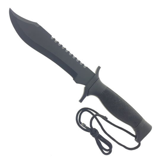 7" Black Blade / Black Handle / Tactical Knife
