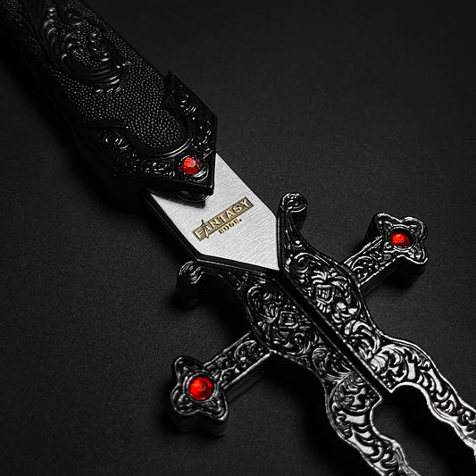 Fantasy Dagger Scissors - Black Renaissance Fantasy Dagger Scissors
