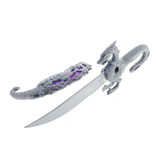 Fantasy Edge 15" Blade Fantasy Dragon Dagger Purple Fitting