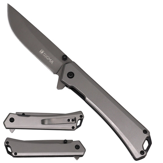 Sigma Ball Bearing Folding Knife - Gray Ball Bearing Sigma Knife
