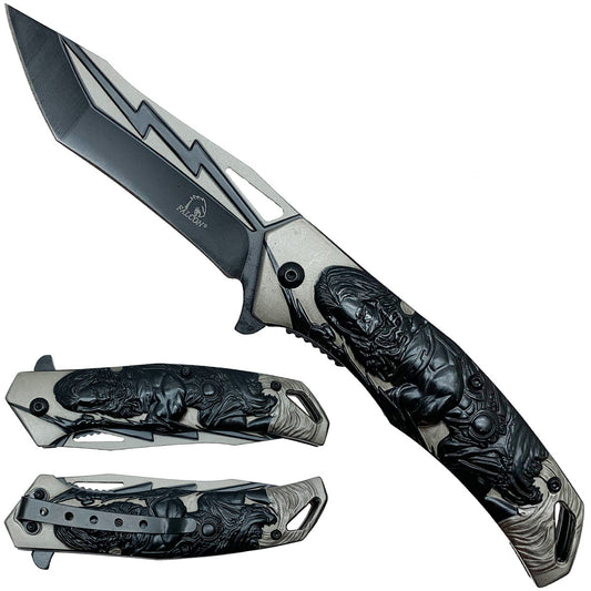 Zeus Spring Assisted Pocket Knife folding pocket knife product photo