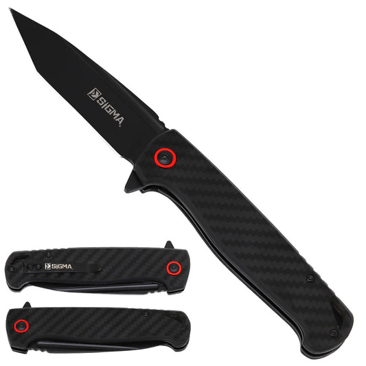 Sigma Carbon Fiber Ball Bearing Pocket Knife