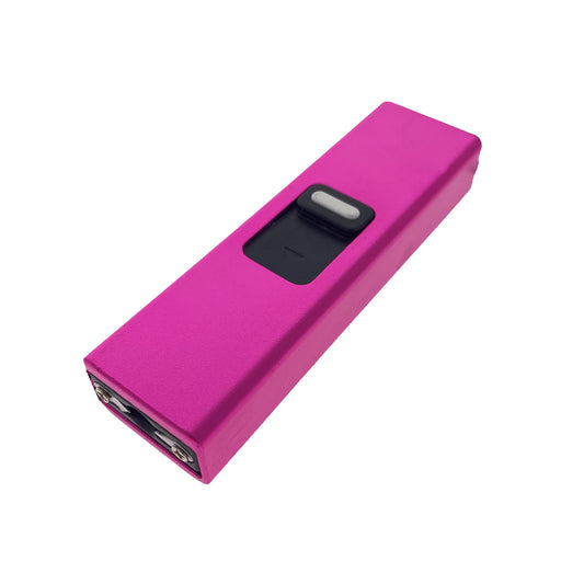 Pink rechargeable stun gun device