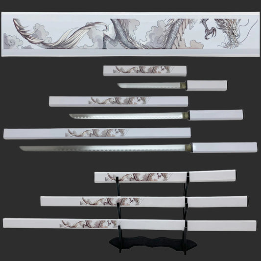 Buy 3-Piece Samurai Sword Set – Katana, Wakizashi & Tanto for Sale