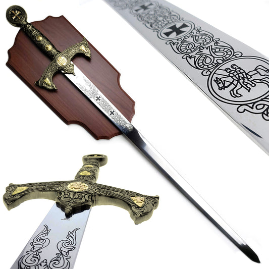 Knights Templar Sword for Sale | 47" Crusader Sword Online