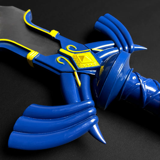 37" Blue Fantasy Sword with Plaque