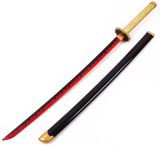 41" Wooden Bamboo Blade Demon Sword-1