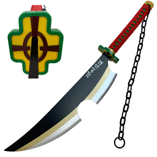31.5" Wooden Bamboo Blade Demon Sword-15