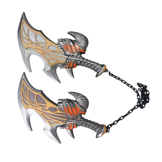 Blades of Exile foam sword set with chain featuring detailed design and sturdy handles