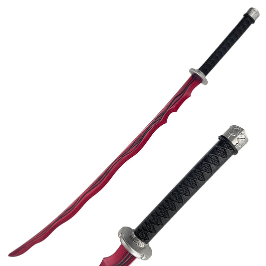 Guild Arms Elden Videogame Prop Foam Katana rivers of blood with detailed blade and textured handle for cosplay and display