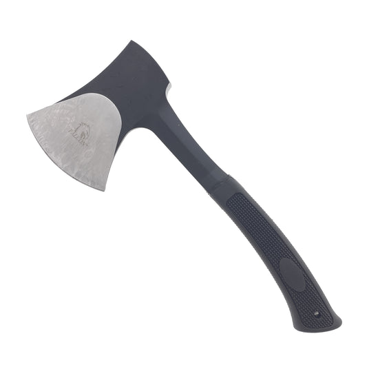 Falcon Survival Axe With Hard Cover and Firestarter, designed for outdoor and emergency use