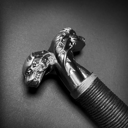 Fantasy Medieval Sword with Intricate Dragon Head Handguard from Guild Arms