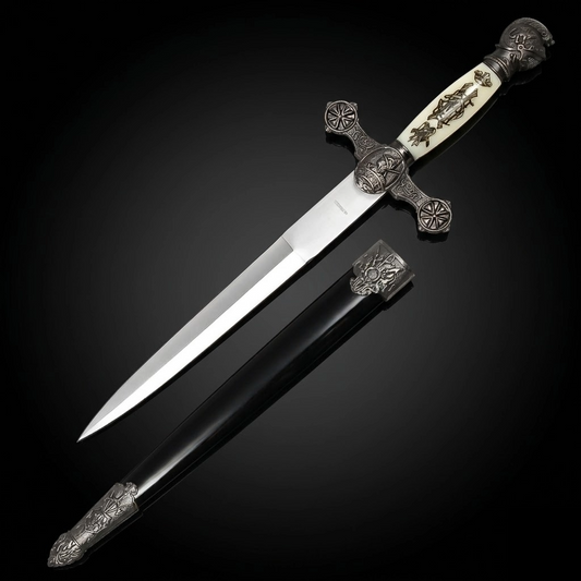 Fantasy Edge 13 1/2" Renaissance Dagger Knights Templar