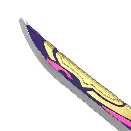 Mistsplitter Impact Foam Sword by Guild Arms with vibrant colors and detailed design for safe role play