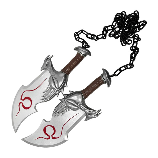 Guild Arms Mythical War Foam Cosplay Daggers from Video Game with detailed design and chain for immersive play
