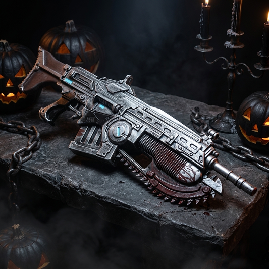 31.5" Realistic Foam Chainsaw Gun for Cosplay