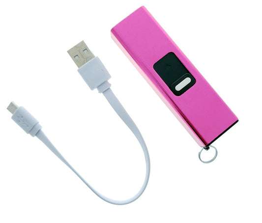 3.5" Pink Mini Stun Gun with Flashlight – Compact Self-Defense