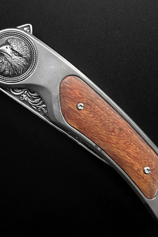 Sigma Folding Knife - Eagle Wood Handle