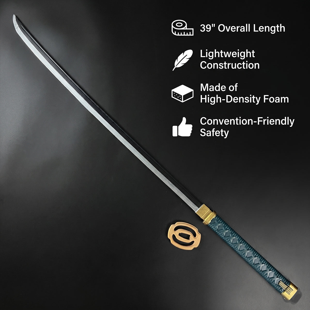 Guild Arms Foam Elden Katana Sword for Cosplay
