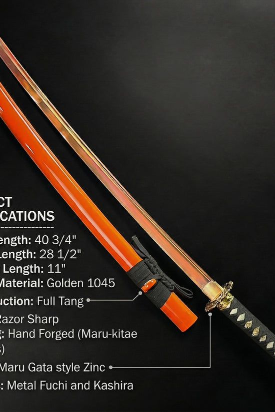 Musha "Golden Koi" Katana