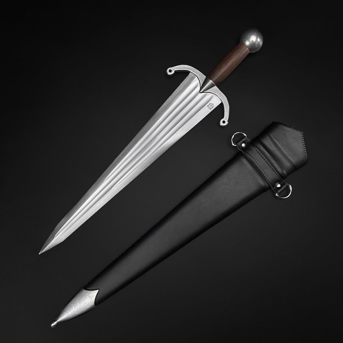 Knight's Collection Hand-Forged Medieval Cinquedea Dagger