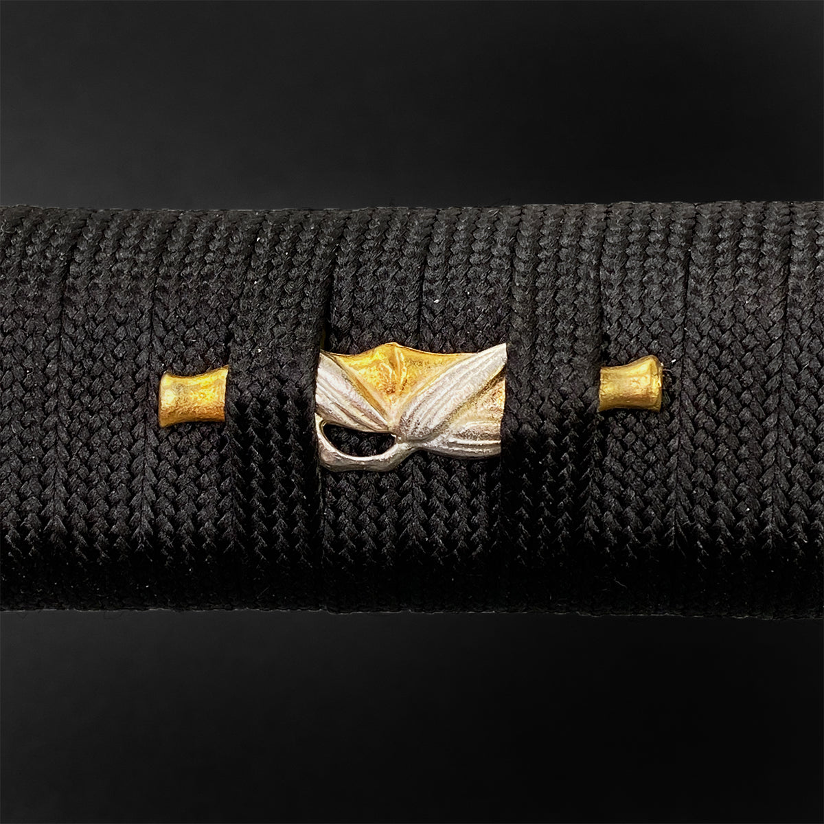 Gold Series 42" Hand forged "Flower" 1095 Katana Black