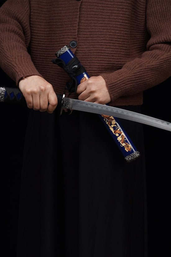 3-Piece Dragon Samurai Sword Set | SA124BL-DG