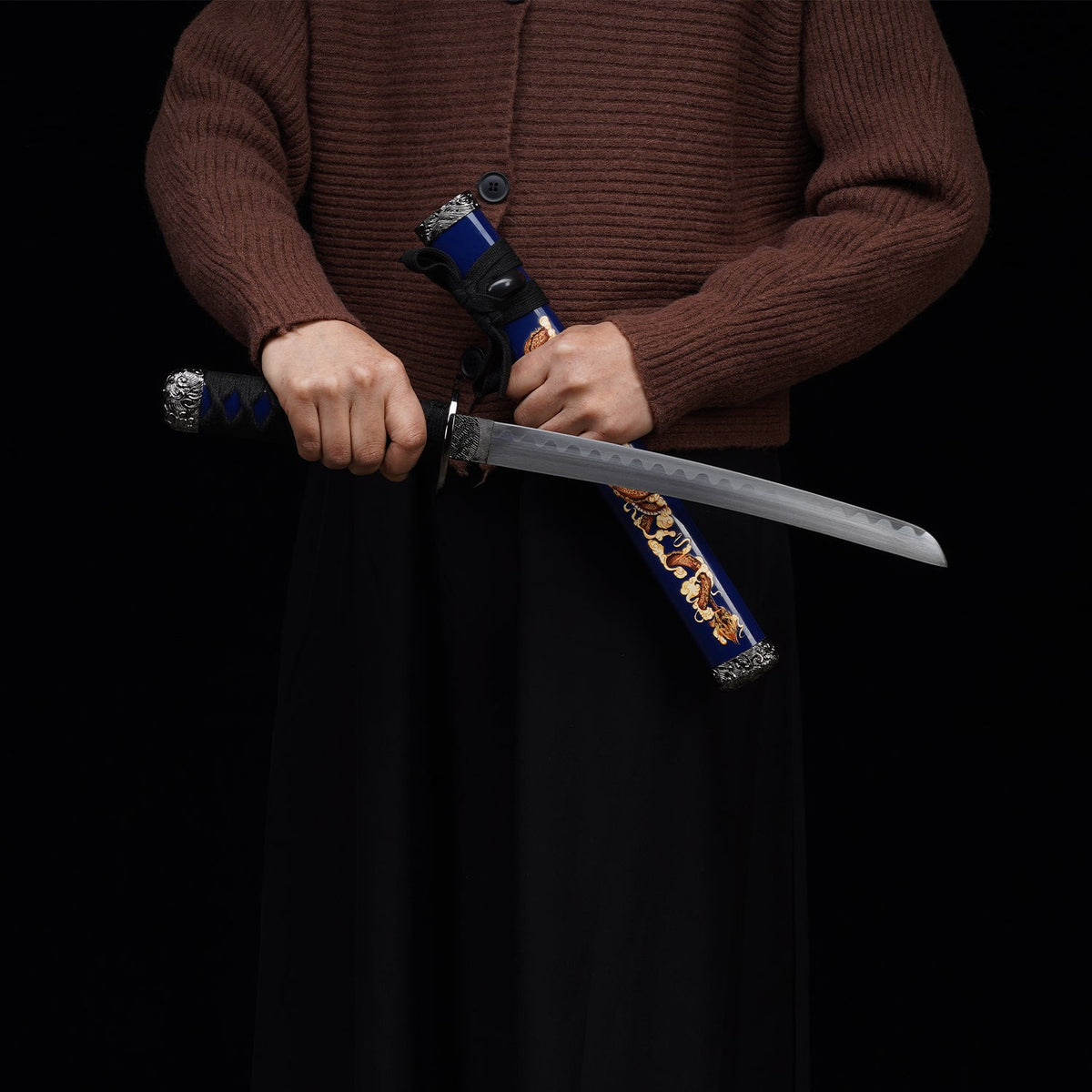 3-Piece Dragon Samurai Sword Set | SA124BL-DG