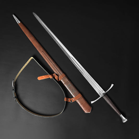 Knight's Collection Damascus Medieval Sword