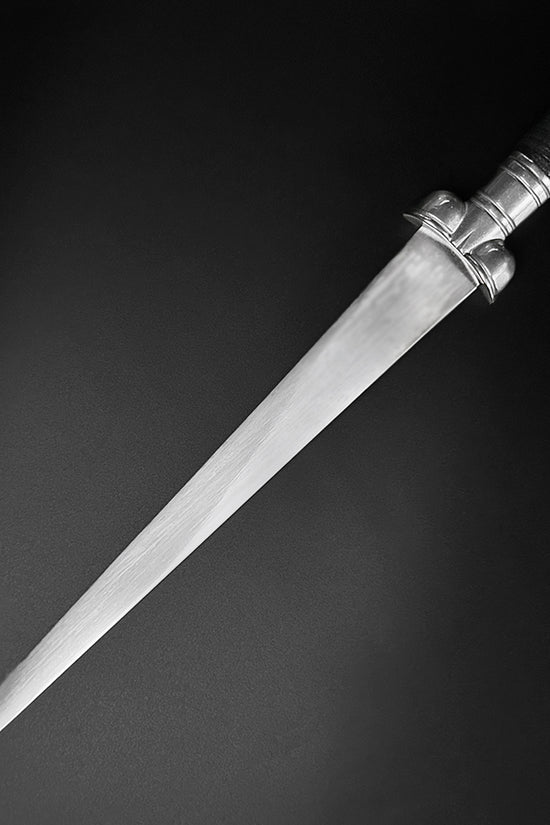 Hand-Forged Bollock Medieval Dagger - 1065 Carbon Steel Dagger