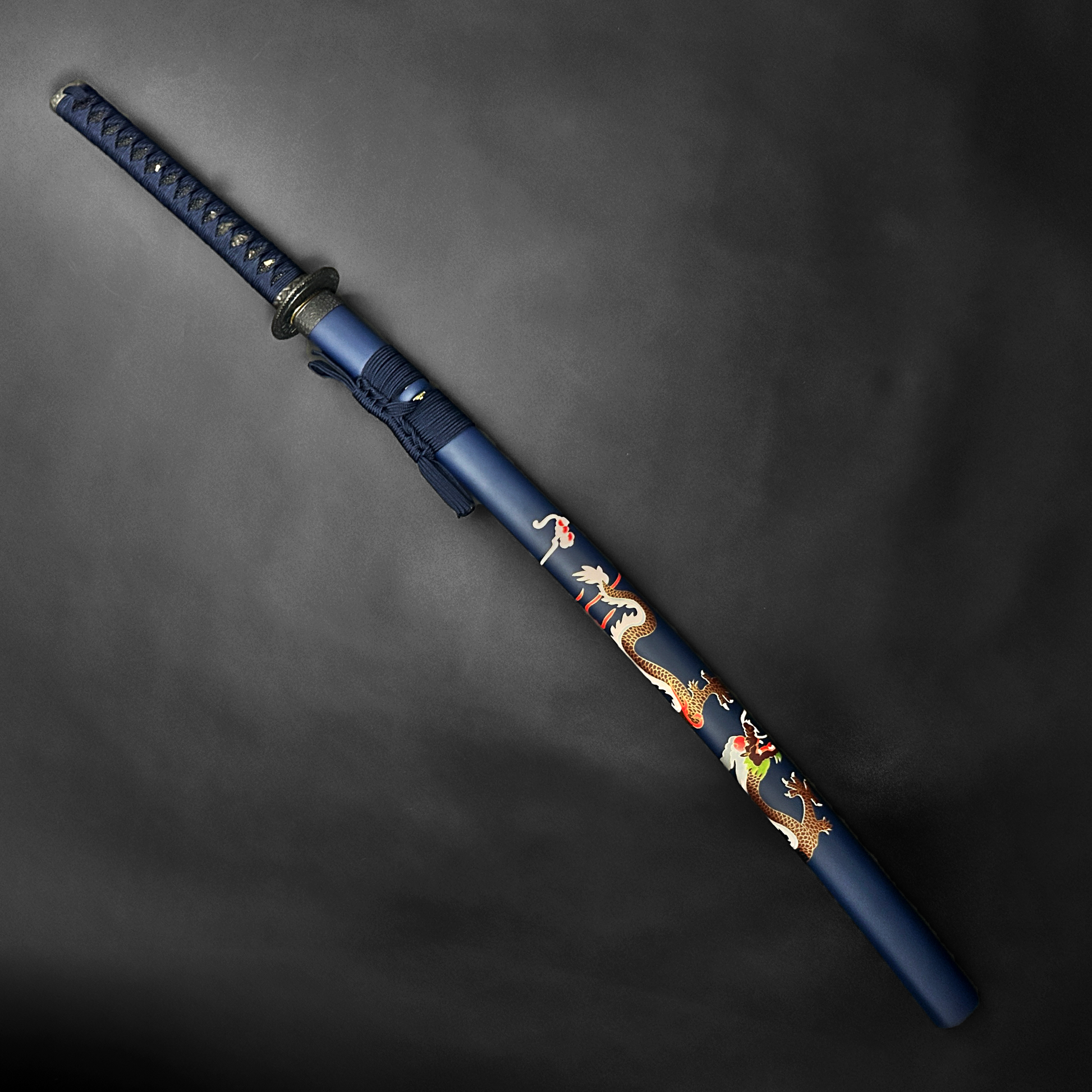 Blue "Mizuchi"(The Hornless Dragon) Katana