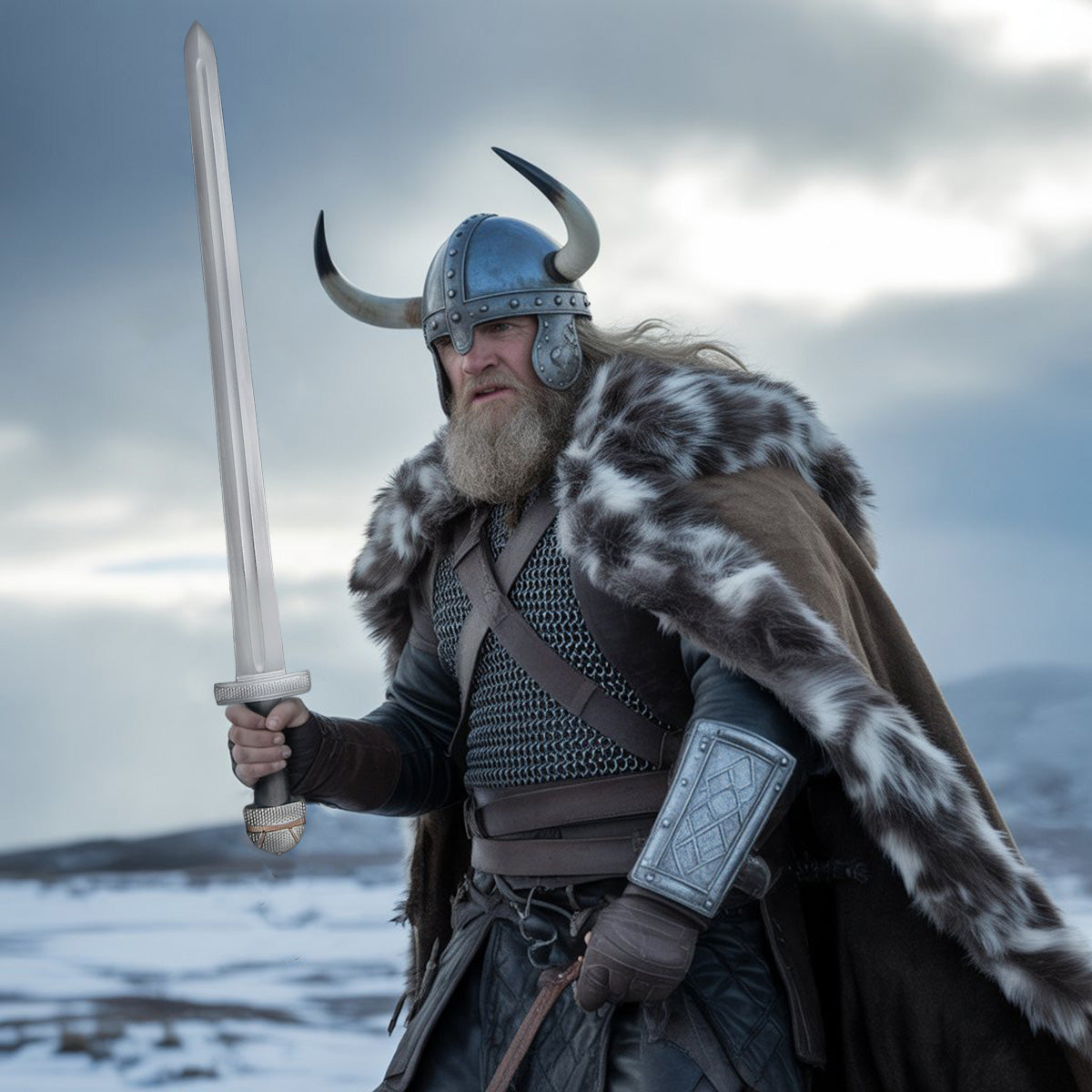 Skjoldr's Oath – Hand-Forged Viking Longsword