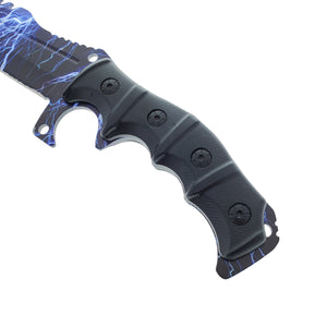 Falcon 2 Pc Hunting Knives Set with Fire Starter, Sharpener and Sheath for Outdoor Survival