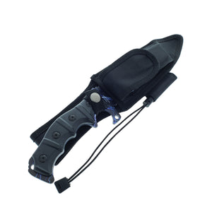 Falcon 2 Pc Hunting Knives Set with Fire Starter, Sharpener and Sheath for outdoor adventures