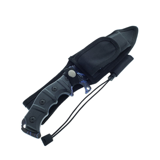 Falcon 2 Pc Hunting Knives Set with Fire Starter, Sharpener and Sheath for outdoor adventures