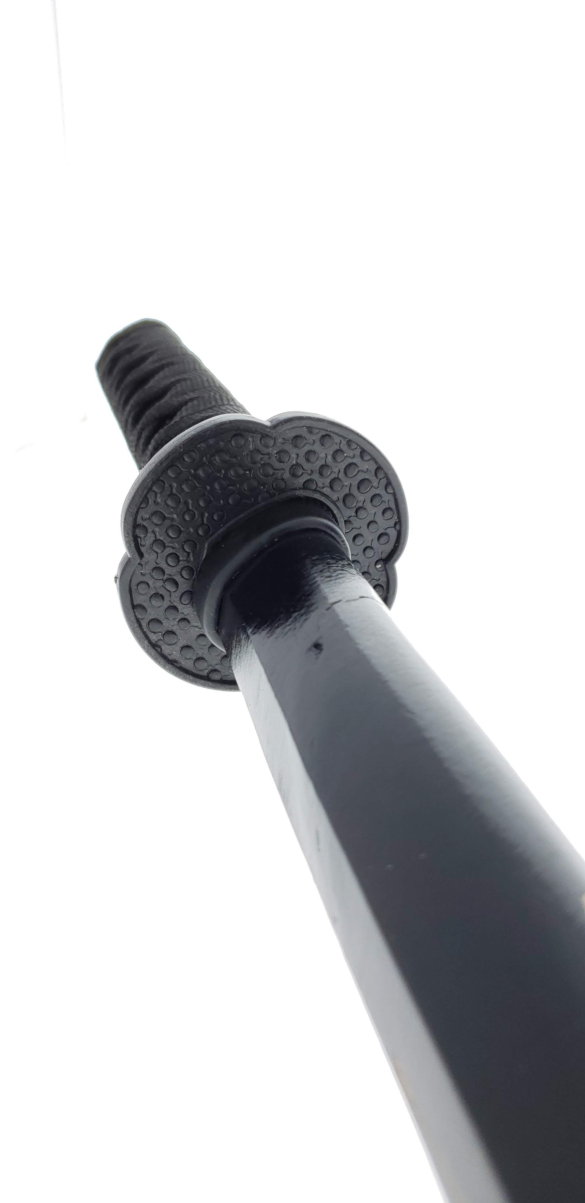 40" Black Wooden Samurai Sword (dragon)