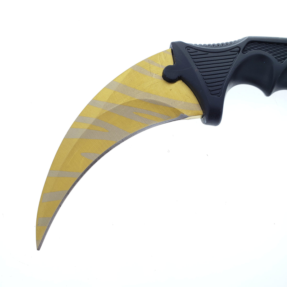Falcon 3-Piece Gold Set. 7 1/2" & 8 1/2" Tactical Knife, 7 1/2" Karambit