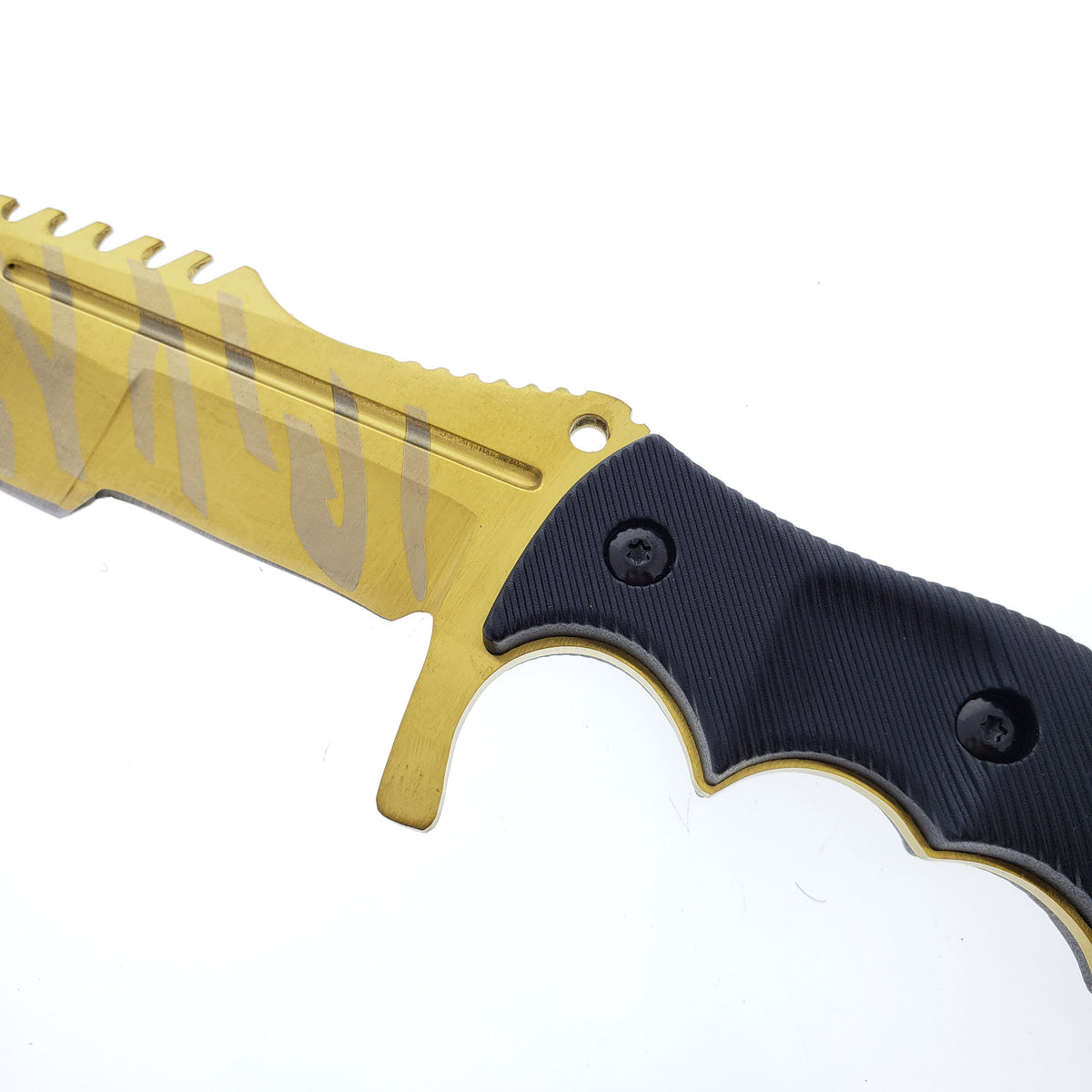 Falcon 3-Piece Gold Set. 7 1/2" & 8 1/2" Tactical Knife, 7 1/2" Karambit