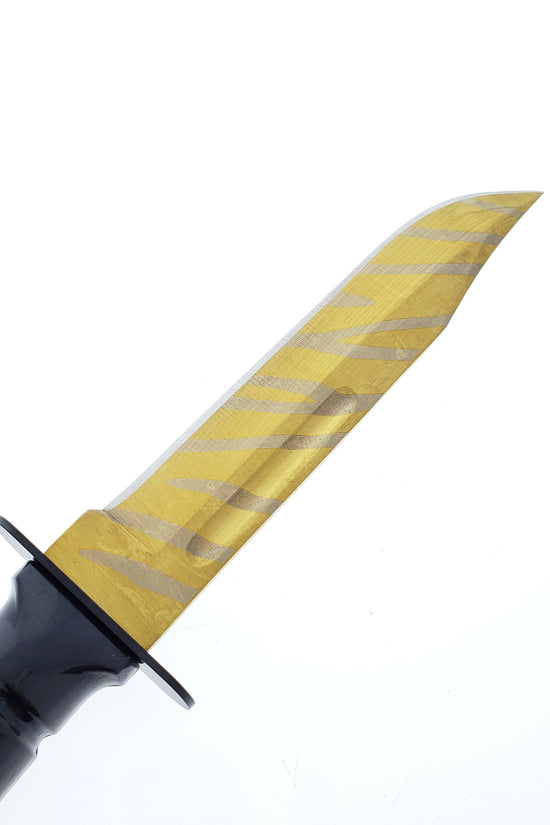 Falcon 3-Piece Gold Set. 7 1/2" & 8 1/2" Tactical Knife, 7 1/2" Karambit