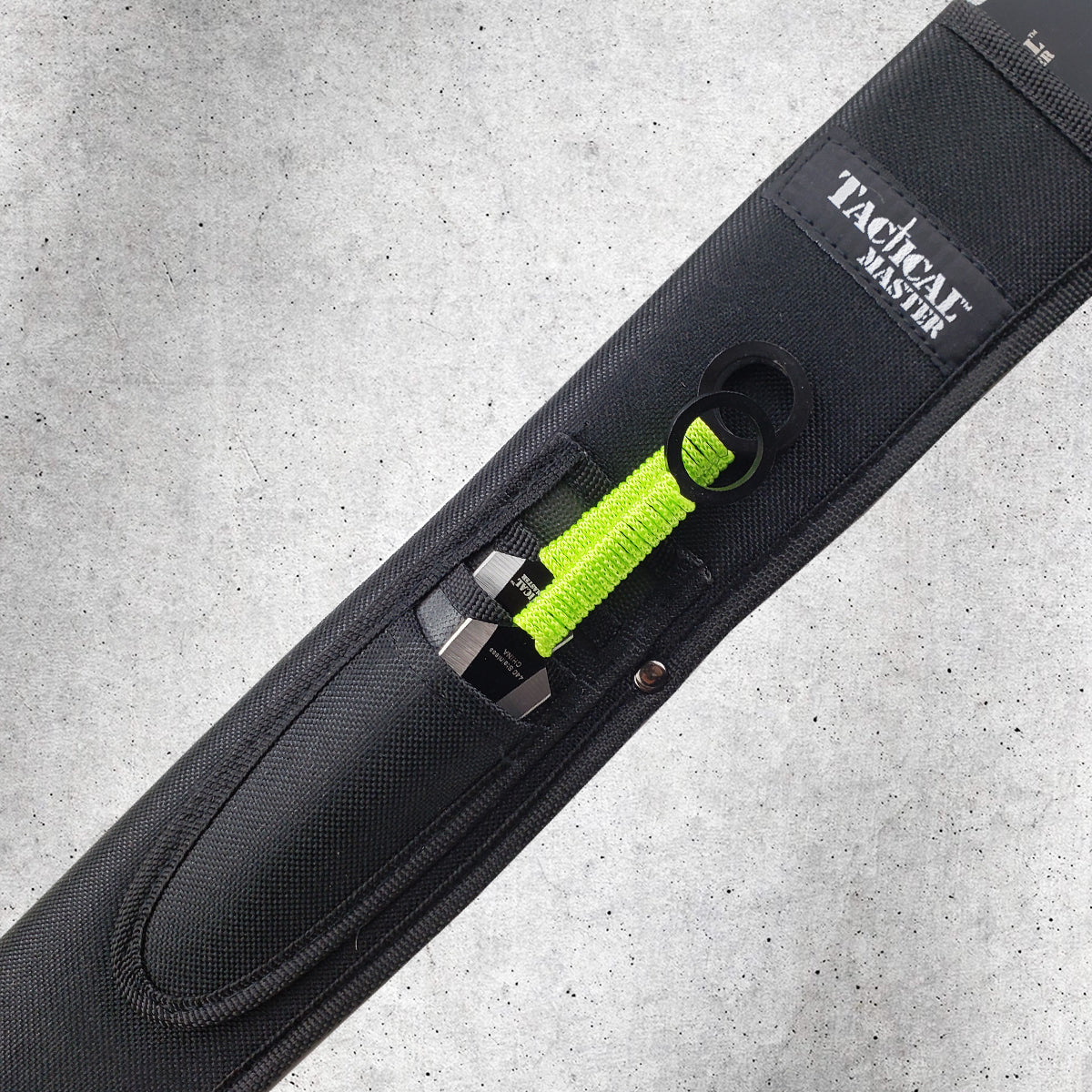 27" Machete With 3-Piece Throwing Knives Set