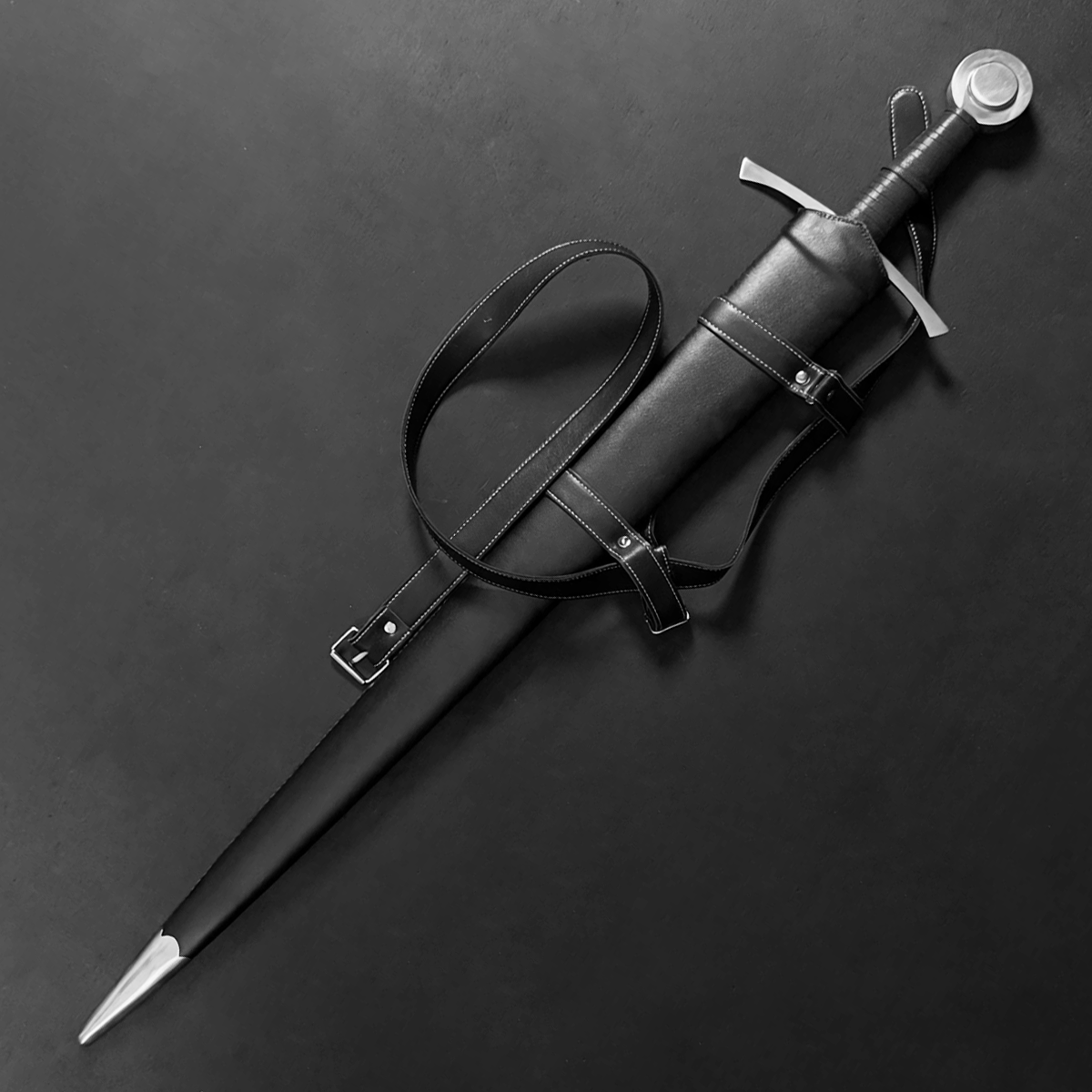 Medieval Broadsword - 37.8"  Hand-Forged Medieval Sword