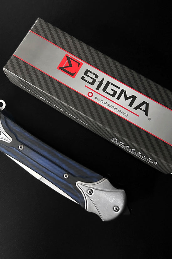 Sigma Ball Bearing Blue Pocket Knife